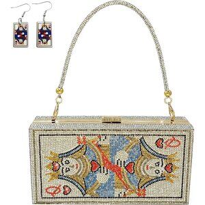 Elegant Rhinestone Diamond Clutch Evening Bag - Perfect for Parties & Events!